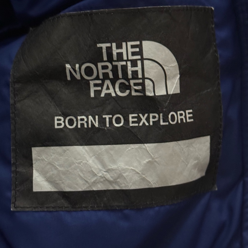 The North Face Thermoball Jacket Infant Baby Bolt Blue Critter Crawl Print 0-3M - Picture 3 of 9